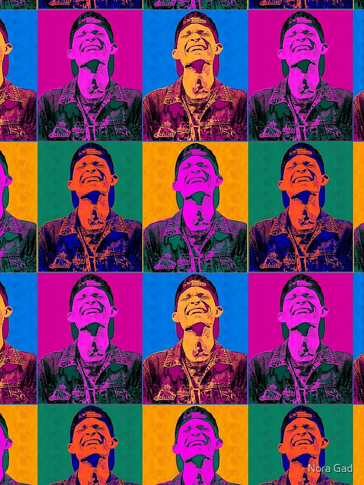Custom  Andy Warhol portrait by Nora Gad