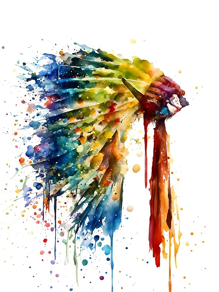 Tribal Majesty in Watercolor by caracatita75