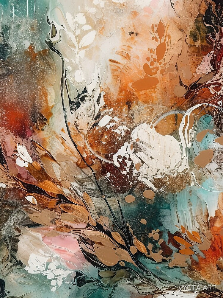 Modern Boho Art. Mesmerising Bohemian Art Painting. 13 by YOTA-ART