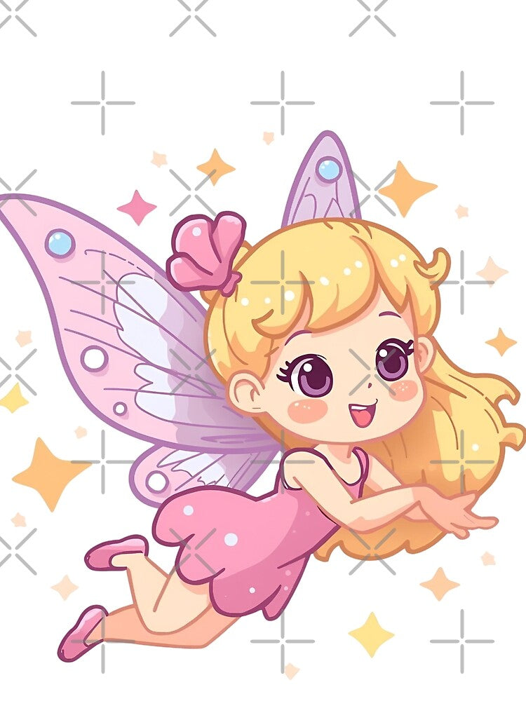 Butterfly fairy flies through the fairytale forest by SimonsDesignArt