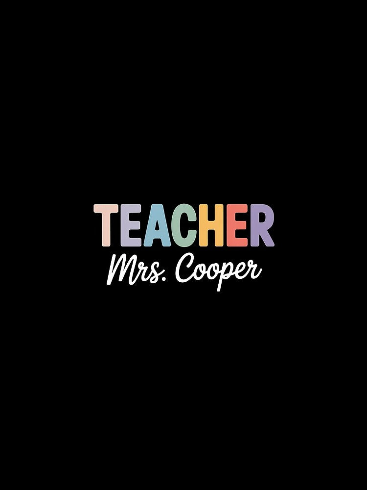 Custom Teacher Teacher Team Personalized School First Day Of School by IdunayaStore