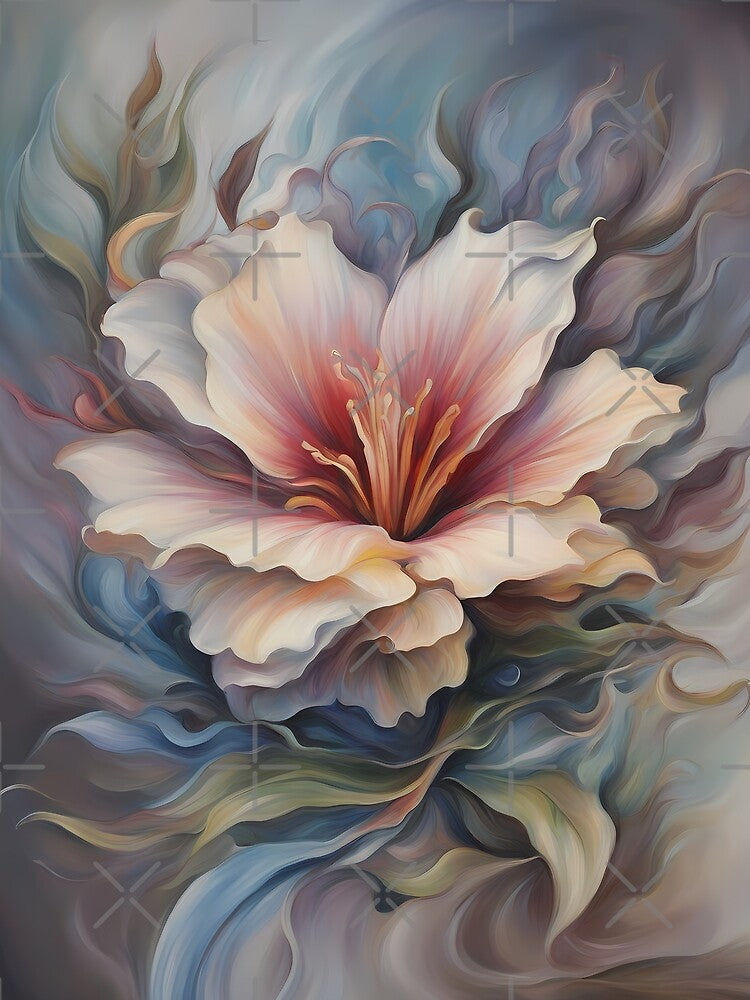 Pastel Fantasy Flower by CalmnessbyChoice