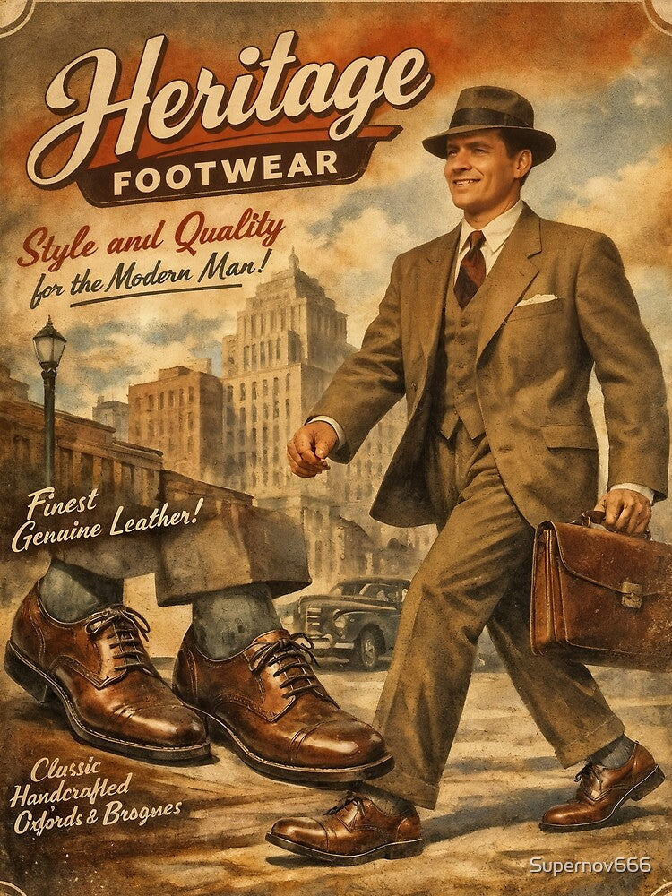 Heritage Footwear Style and Quality for the Modern Man by ForeverPrintsOK