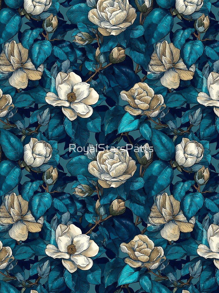 Unique Gardenias Flower - Flower Floral Pattern  - Unique Gifts by RoyalStarsPatts
