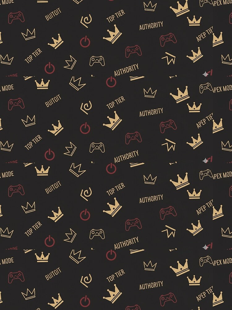 Elite Gaming Crown Pattern by StickVerse by Owais