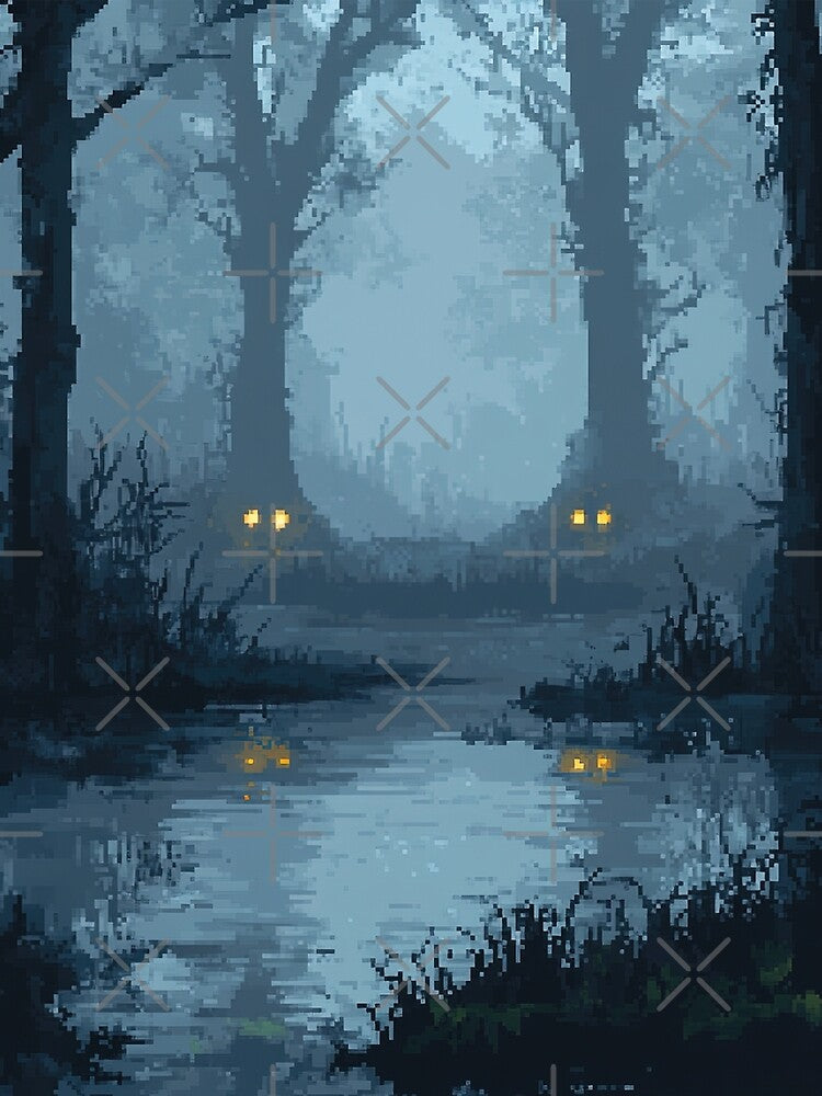 Mystic Swamp Pixelscape by RetroPixelCraft
