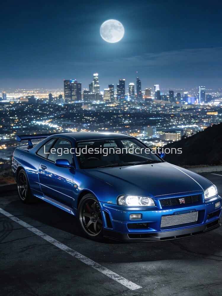 skyline overlooking a city skyline by Legacydesignandcreations
