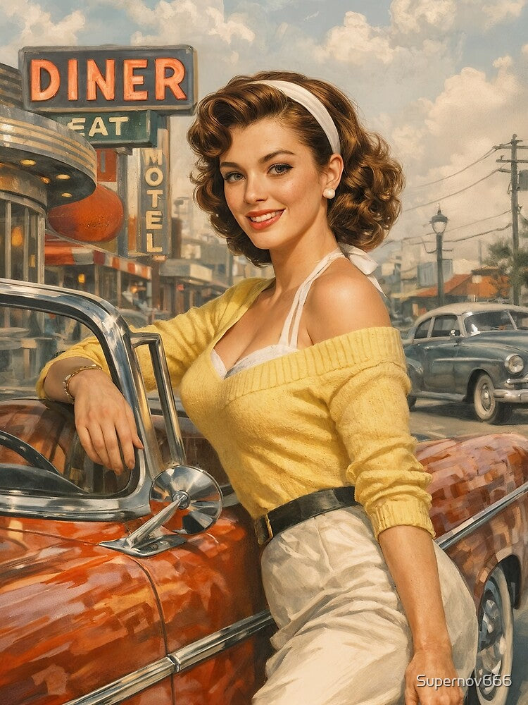 Retro Americana: Diner Dreams and Classic Style by ForeverPrintsOK