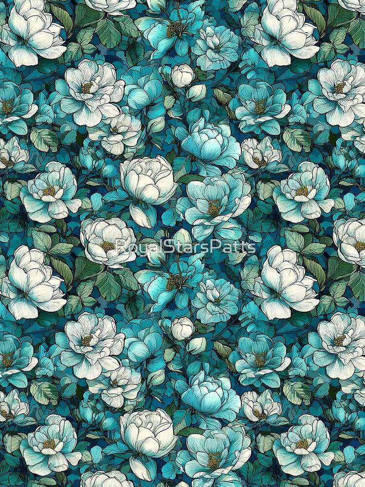 Fresh Gardenias  - Birthday Flower Pattern  - Christmas Gifts For Boyfriend by RoyalStarsPatts