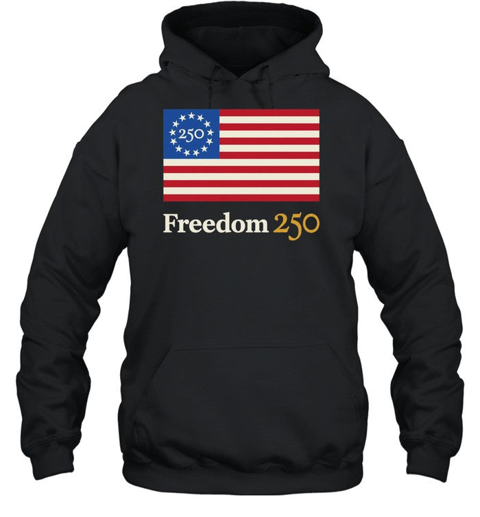 Freedom 250 American flag 1776 2026 Unisex T-Shirt