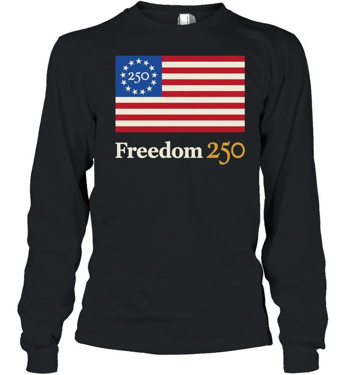 Freedom 250 American flag 1776 2026 Unisex T-Shirt