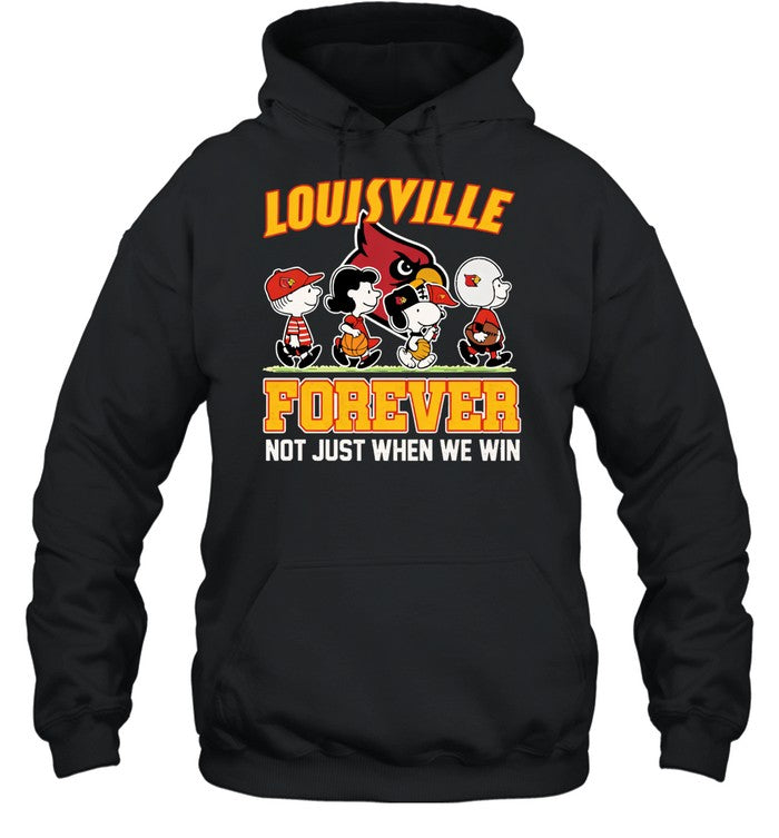 Friends Louisville Cardinals Forever Not Just When We Win Unisex T-Shirt