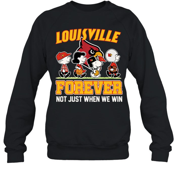 Friends Louisville Cardinals Forever Not Just When We Win Unisex T-Shirt