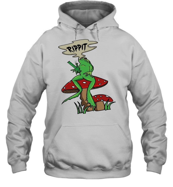 Frog holding gun rippit Unisex T-Shirt