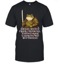 Frog Samurai I make money fromm thinking typing and looking at buttholes Unisex T-Shirt