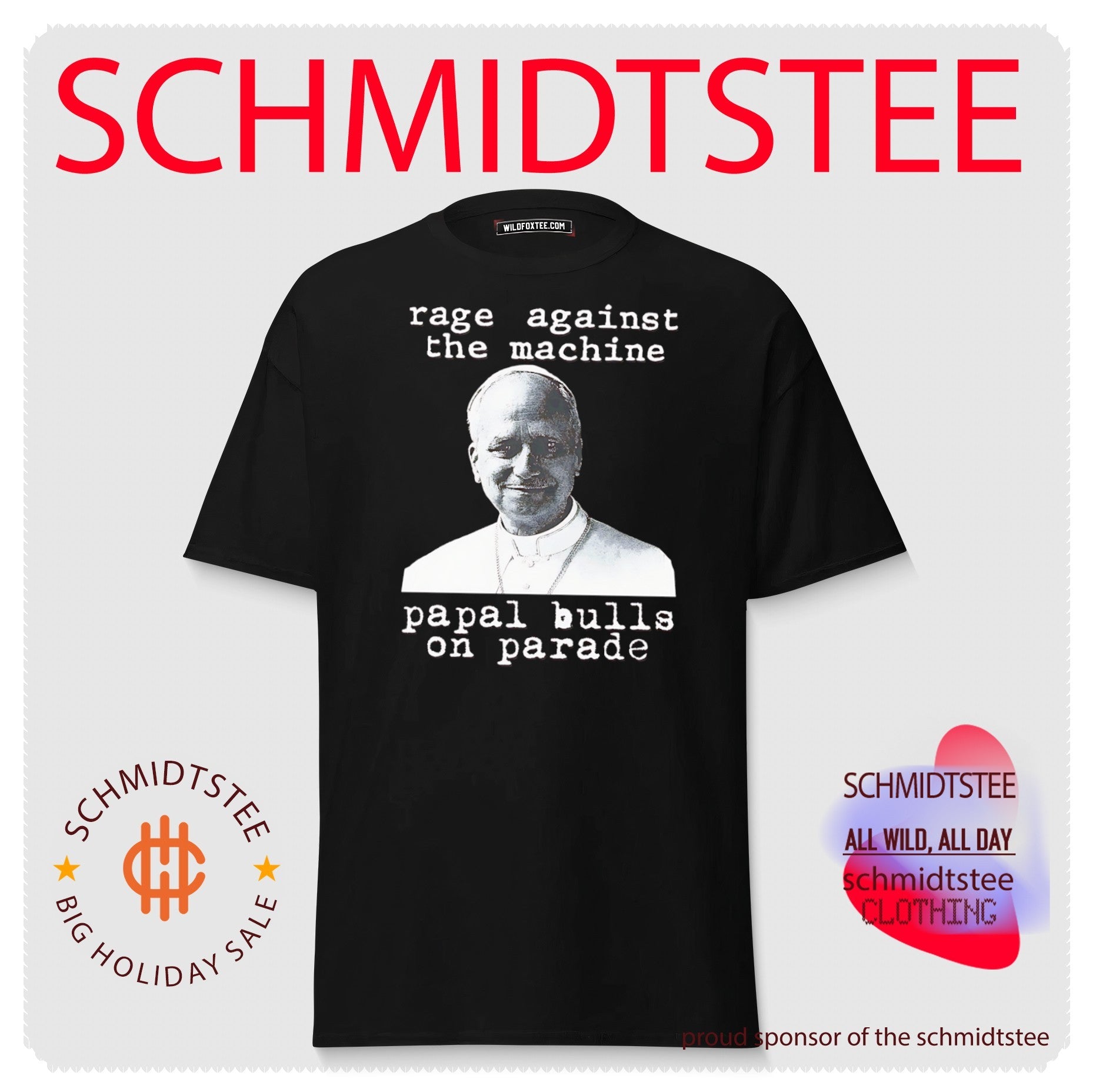 Rage against the machine papal bulls on parade Pope Leo XIV shirt