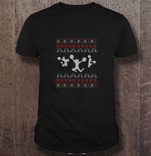 Cheerleader ugly Christmas sweater