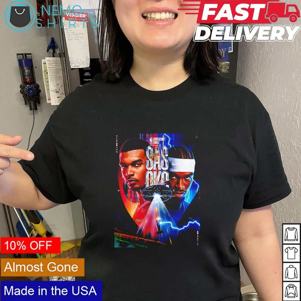 Wembanyama vs Gilgeous-Alexander SAS OKC signatures shirt