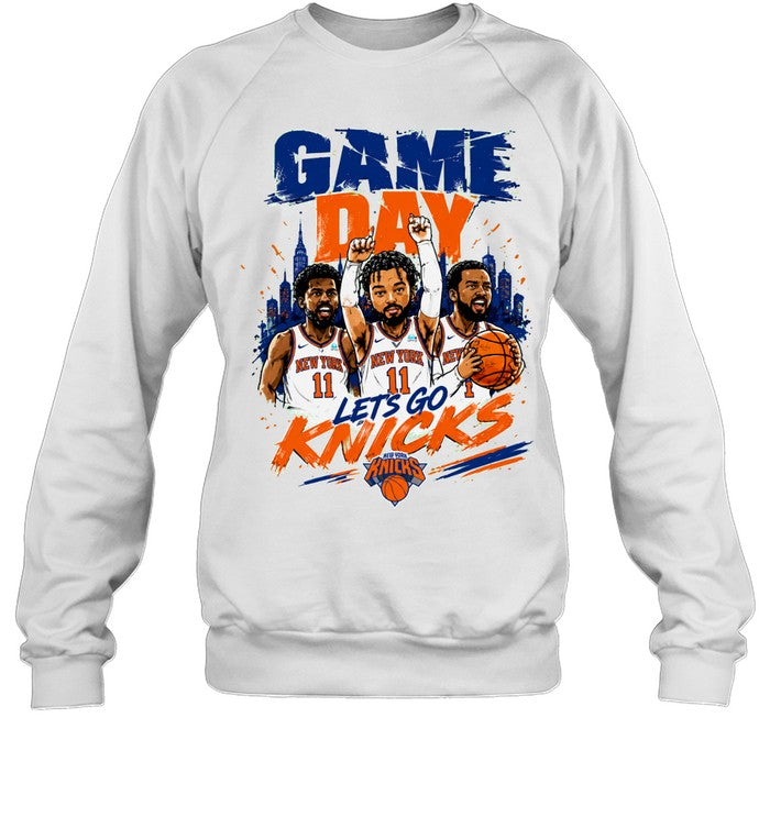 Game Day Lets Go Knicks New York Basketball Skyline Finals 2026 Unisex T-Shirt