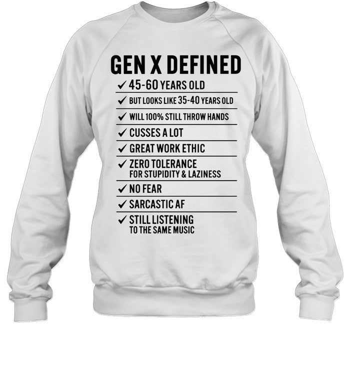 Gen Defined 45 60 years old Unisex T-Shirt