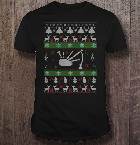 Bagpipes Ugly Christmas Sweater