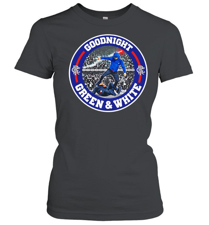 Goodnight green and white Unisex T-Shirt