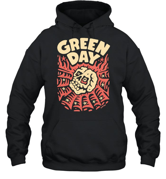 Green Day Skull Spider Unisex T-Shirt