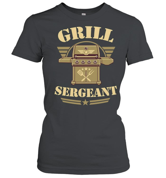 Grill Sergeant Barbecue Grilling Bbq Chef Unisex T-Shirt