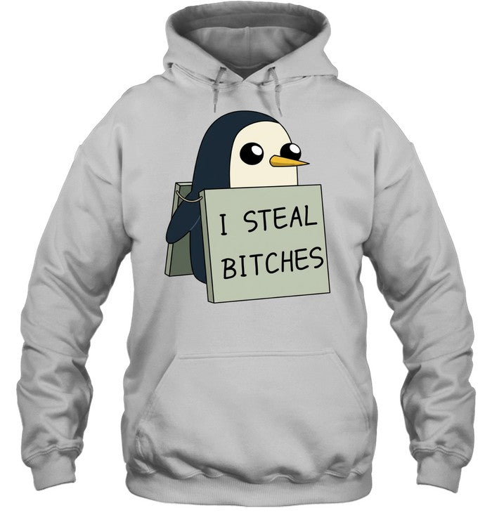 Gunter the Penguin I Steal Bitches Adventure Time Unisex T-Shirt