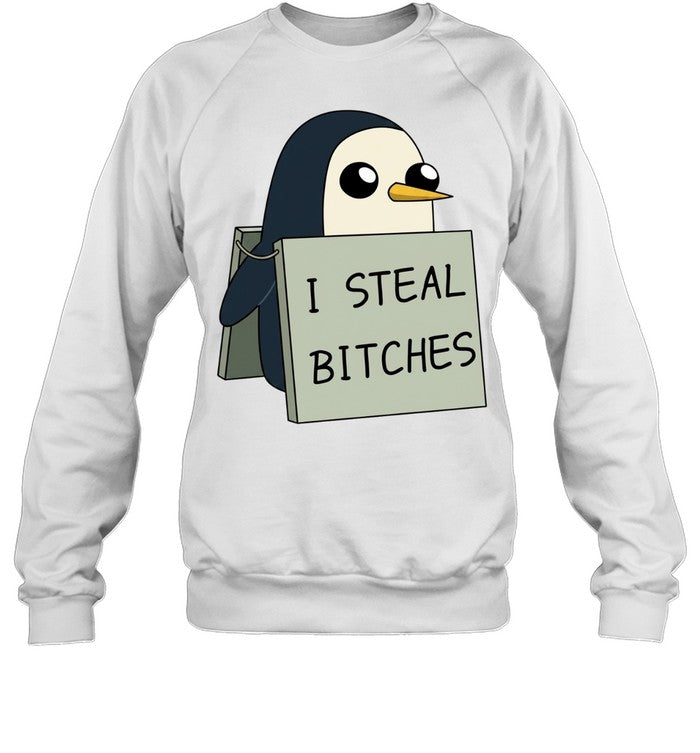 Gunter the Penguin I Steal Bitches Adventure Time Unisex T-Shirt