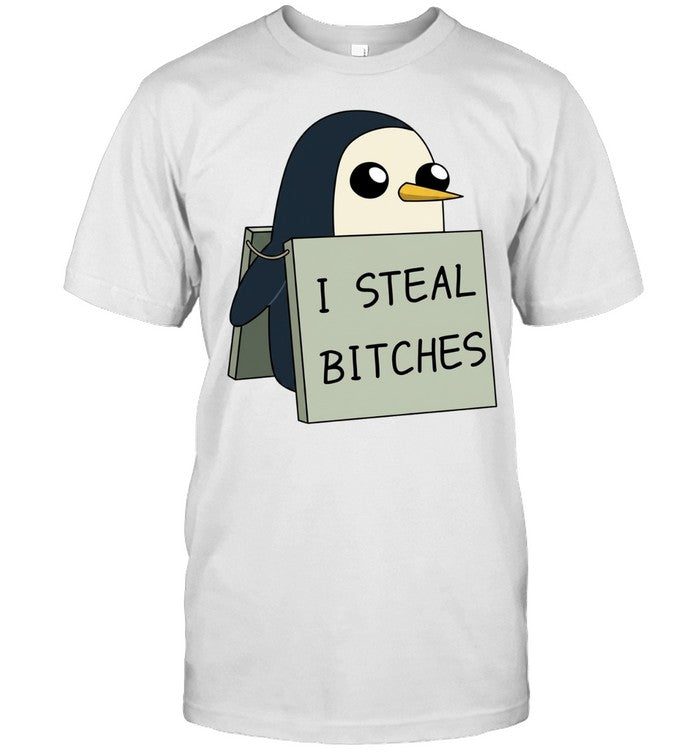 Gunter the Penguin I Steal Bitches Adventure Time Unisex T-Shirt