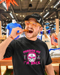 KC Navarro pardon me I’m back skull shirt