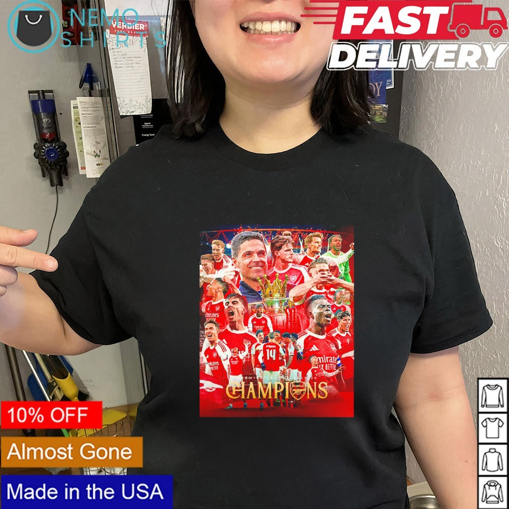 Arsenal Premier League 2025 26 champions back on top shirt
