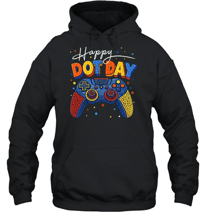 Happy Dot Day Boys Gamer Polka Dot 2026 Unisex T-Shirt