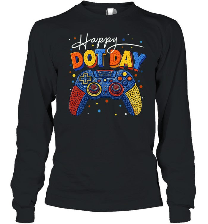 Happy Dot Day Boys Gamer Polka Dot 2026 Unisex T-Shirt