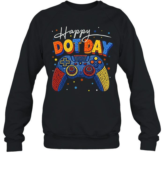 Happy Dot Day Boys Gamer Polka Dot 2026 Unisex T-Shirt