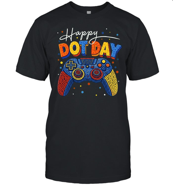 Happy Dot Day Boys Gamer Polka Dot 2026 Unisex T-Shirt