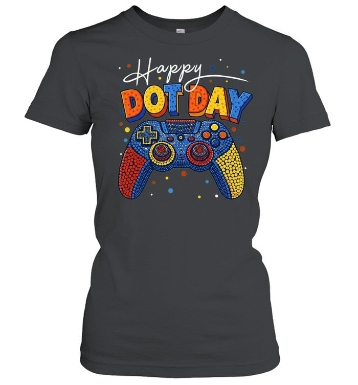 Happy Dot Day Boys Gamer Polka Dot 2026 Unisex T-Shirt