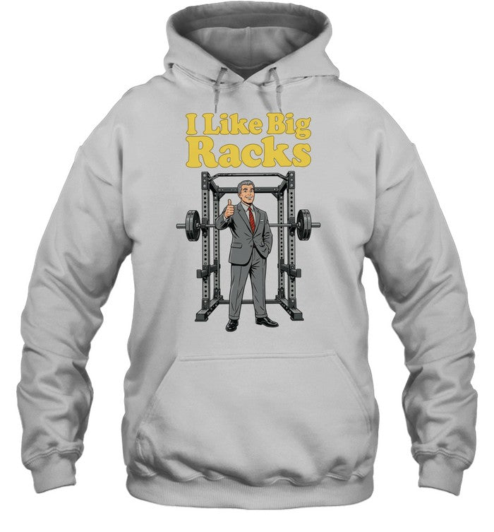 I Like Big Racks gym weightlifting powerlifting Unisex T-Shirt