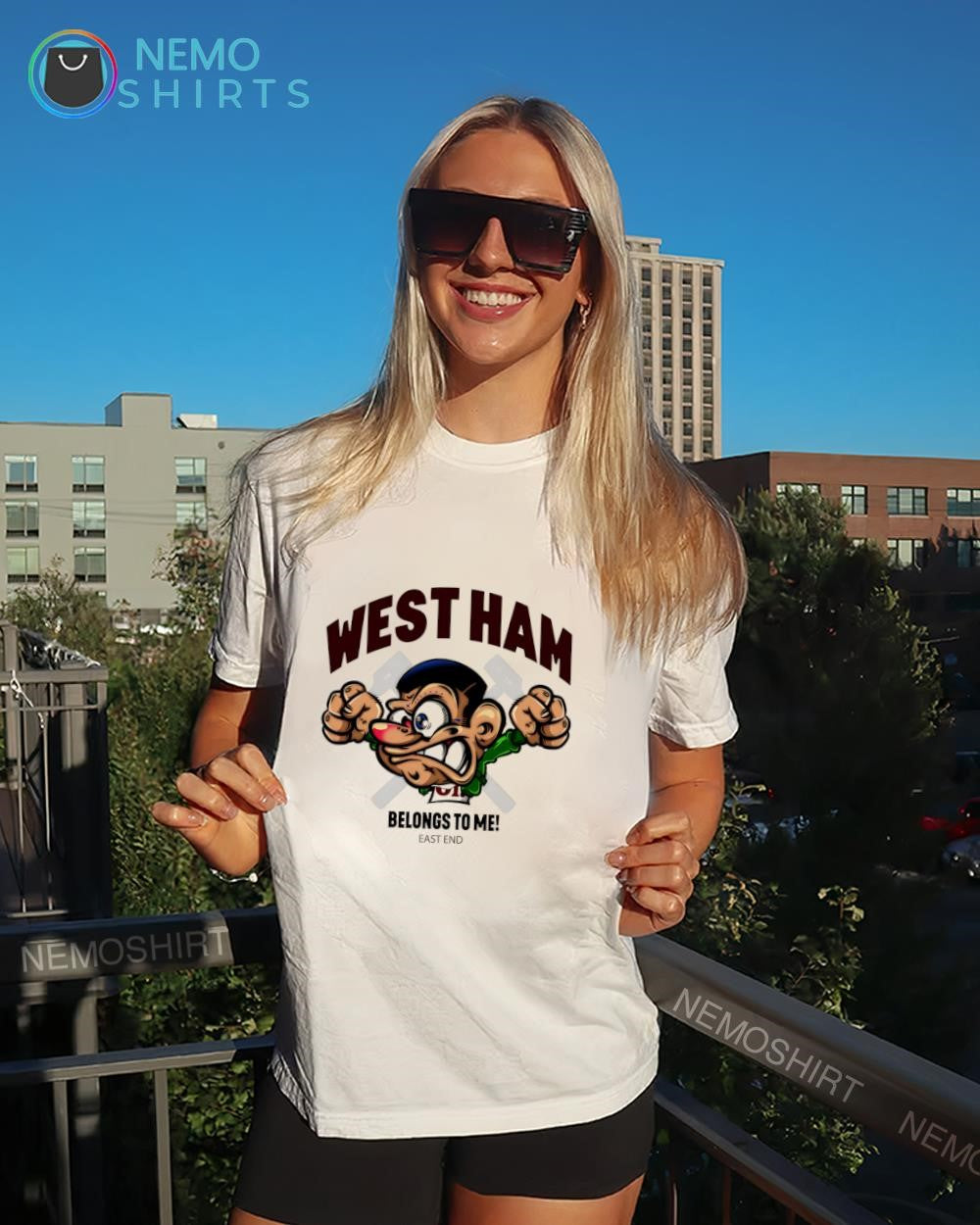 West Ham United football club belongs to me east end shirt