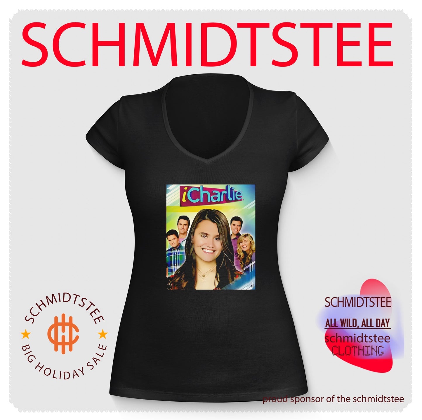 iCharlie Charlie Kirk x iCarly graphic shirt