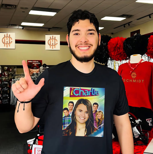 iCharlie Charlie Kirk x iCarly graphic shirt