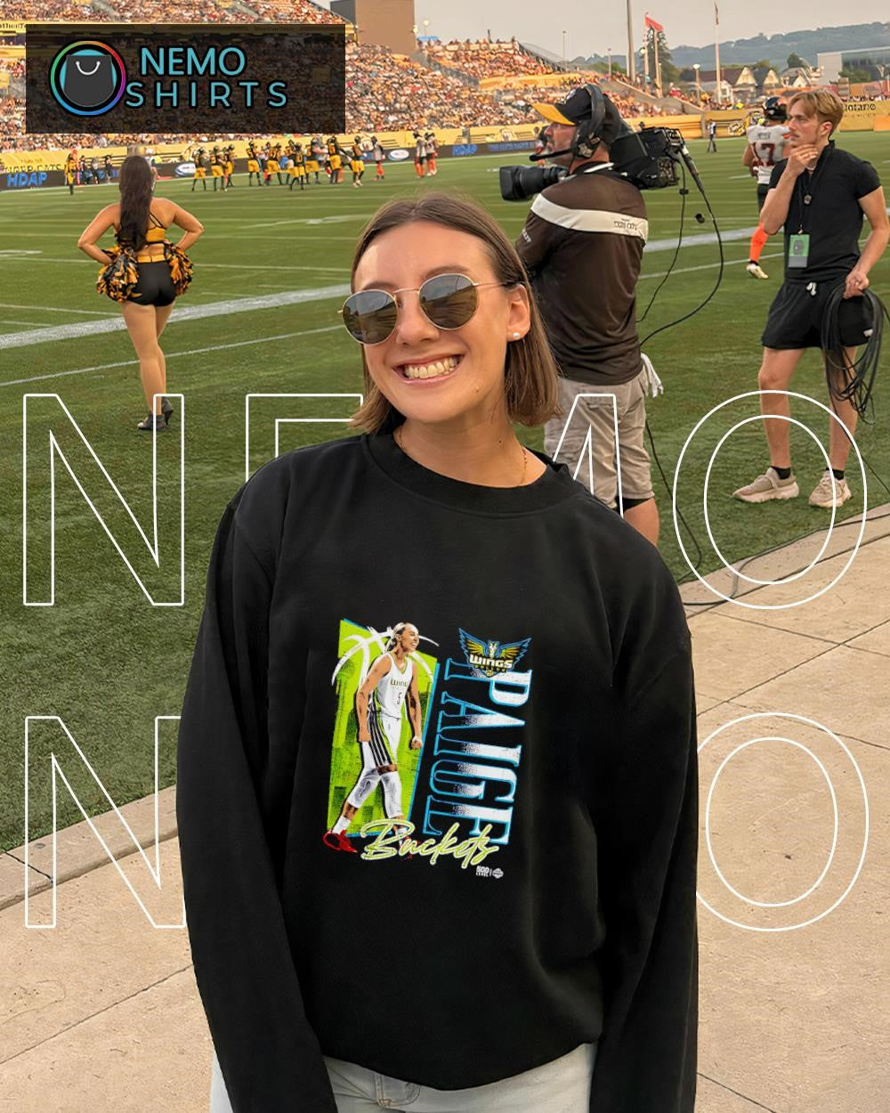 Paige Bueckers Dallas Wings graphic shirt
