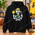 Indiana Pacers Mexico City CDMX Game 2026 Sugar Skull Skeleton Hoodie