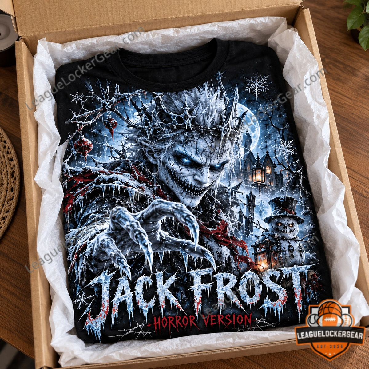 Jack Frost Horror Christmas 3D T-Shirt