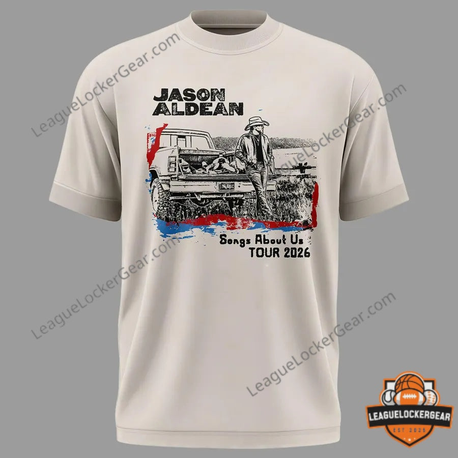 Jason Aldean Songs About Us Tour 2026 T-Shirt