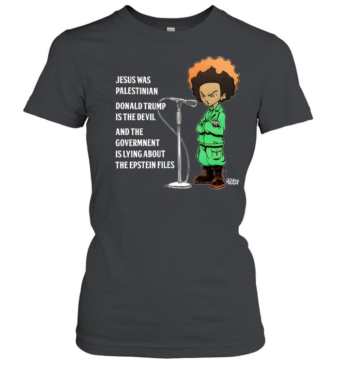 Jesus Was Palestinian Donald Trump Is The Devil Unisex T-Shirt
