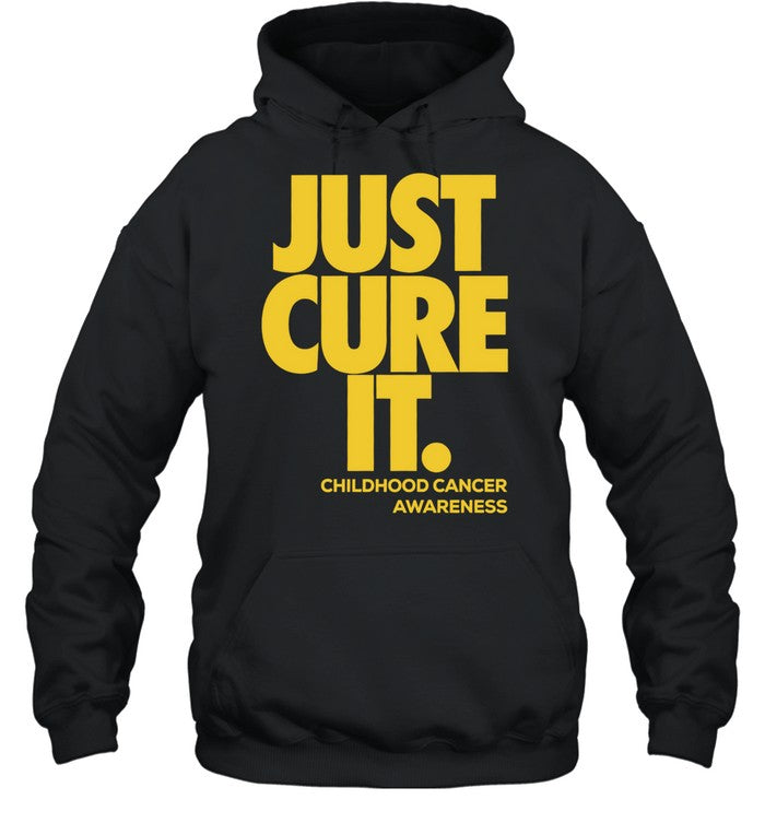 Just Cure It Childhood Cancer Awareness Unisex T-Shirt