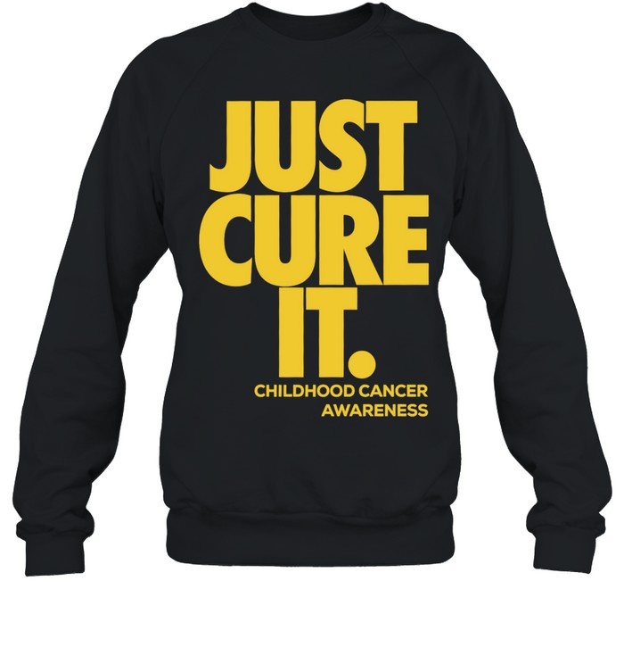 Just Cure It Childhood Cancer Awareness Unisex T-Shirt