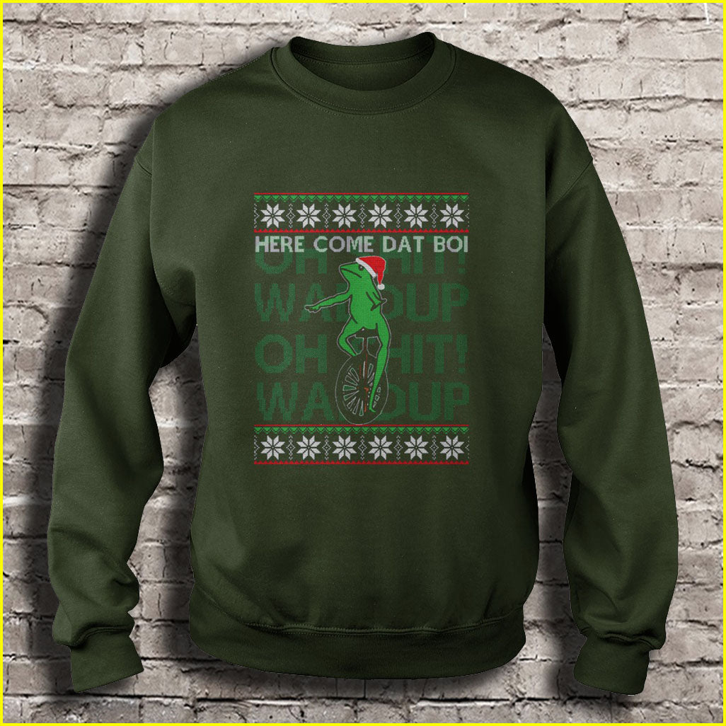 Here come Dat Boi Ugly Christmas Sweater